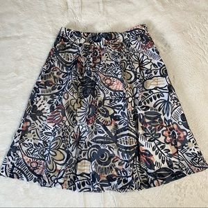 Loft Petite Printed Skirt